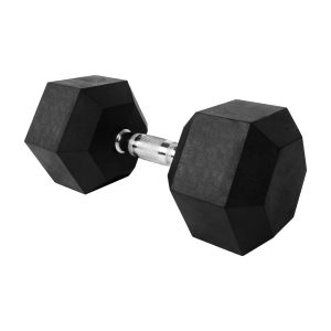 25KG Rubber Hex Dumbbell