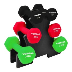 12kg Neoprene Dumbbell Set