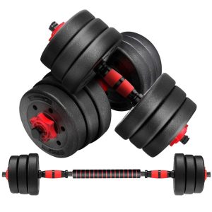 10KG Adjustable Rubber Dumbbell