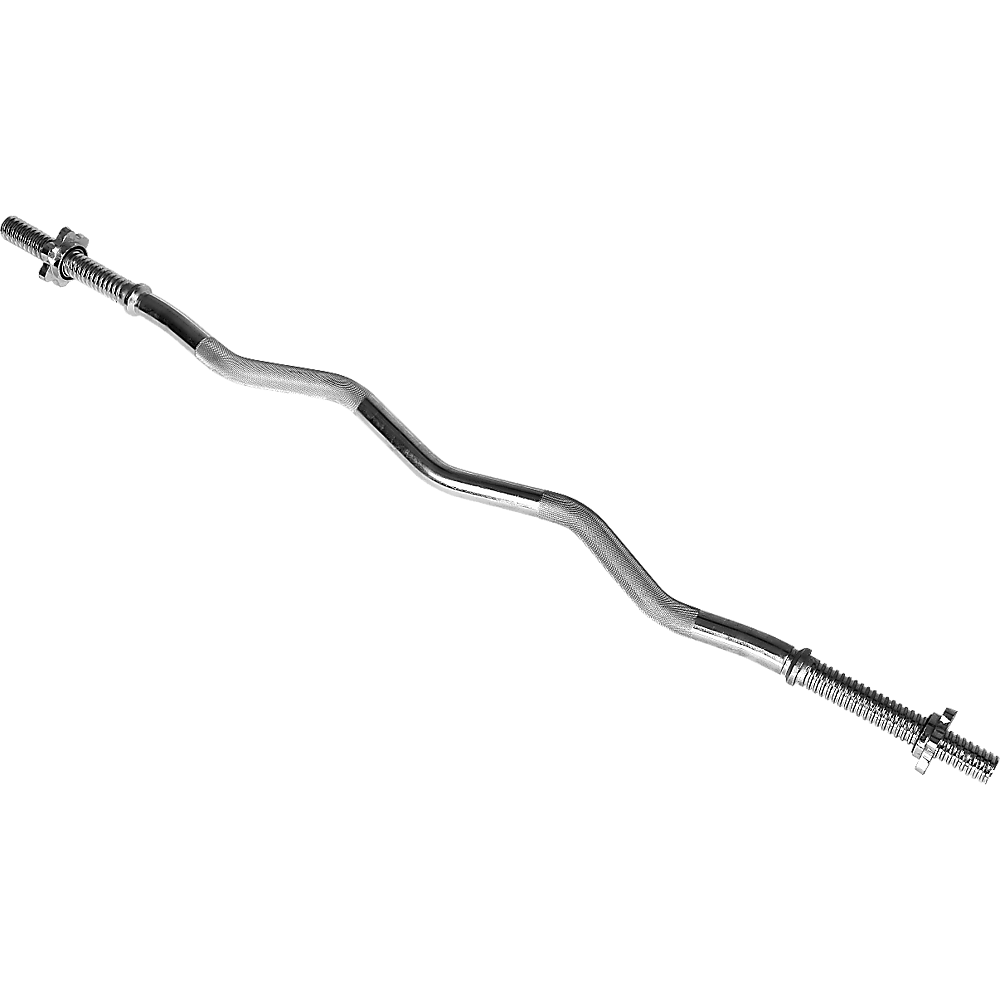 Curl Bar with Spinlock Collars